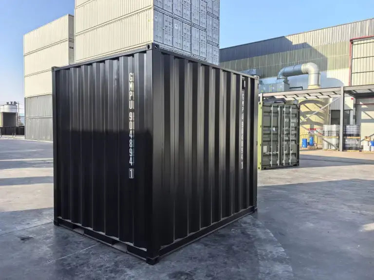 Contenedor marítimo negro de 12 pies de largo de Rhino-Cross-Containers, año 2025. 3