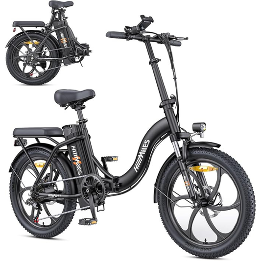 Bicicletta Elettrica Pieghevole MilePort 1 – 250W, Fat Tire 20", fino a 100 km