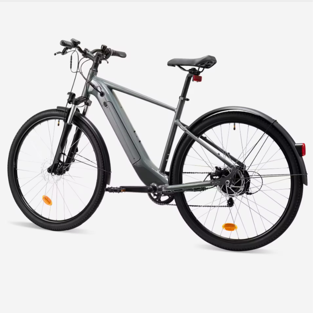 Bicicletta Elettrica Tuttoterreneo E-ACTV 100 – Grigio Antracite (Telaio Alto)