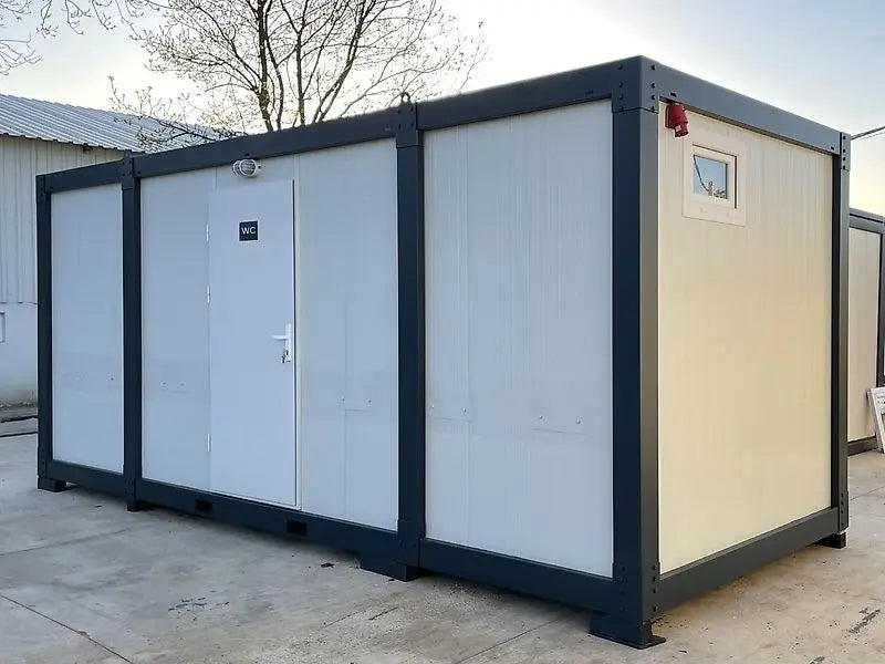 Contenedor sanitario, 6 x (inodoro + lavabo) 240×600 3